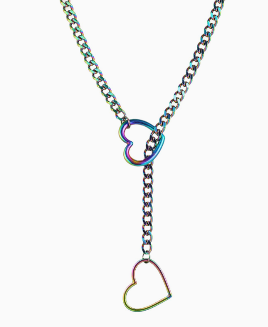 Elegant Heart Chain Pendant