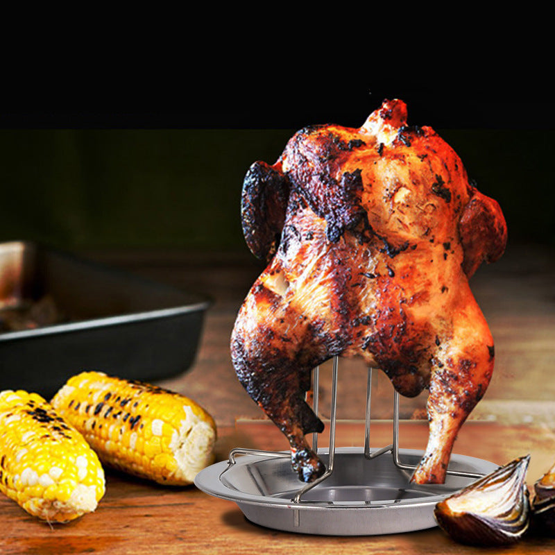 Sleek Carbon Steel Chicken Roaster